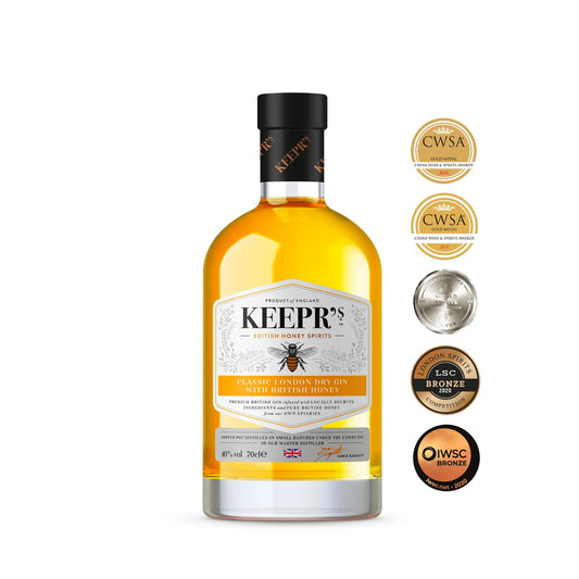 Keepr's Classic London Dry Gin with British Honey